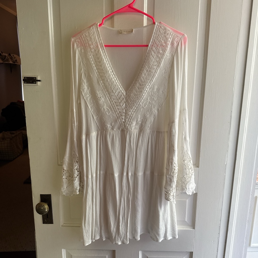 Altar'd State White Lace Dress